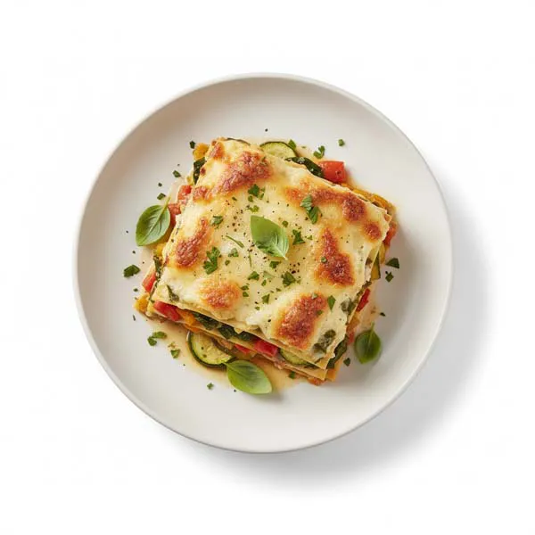 Herbed Bechamel Vegetable Lasagna